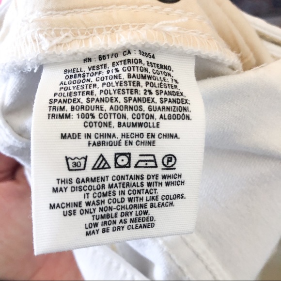 anthropologie pilcro | white superscript pants 30 - Picture 8 of 8